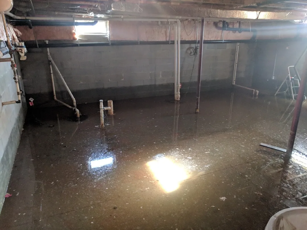 Interior Basement Water Leak