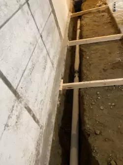 Interior French Drain Installation